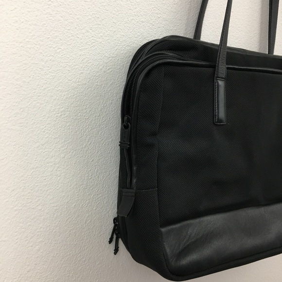 Tumi | Canvas & Leather Laptop Bag - Picture 5 of 16
